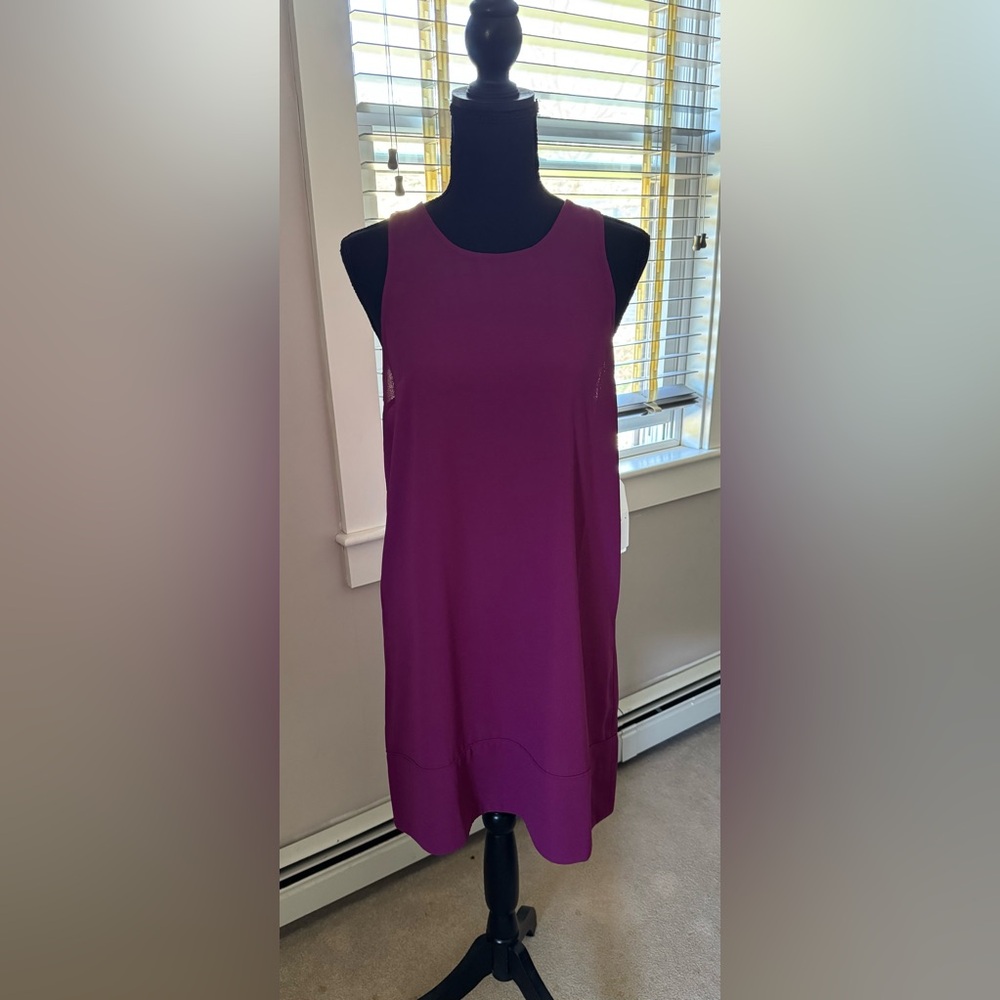Leith racerback‎ purple mini shift dress size S